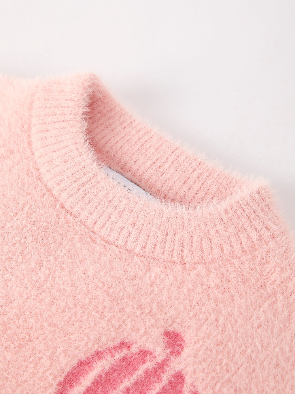 Halloween Pink Girls Pullover Sweater