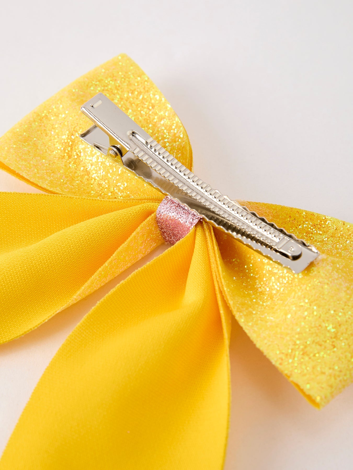 Back to School Sequin Bow Hairpin