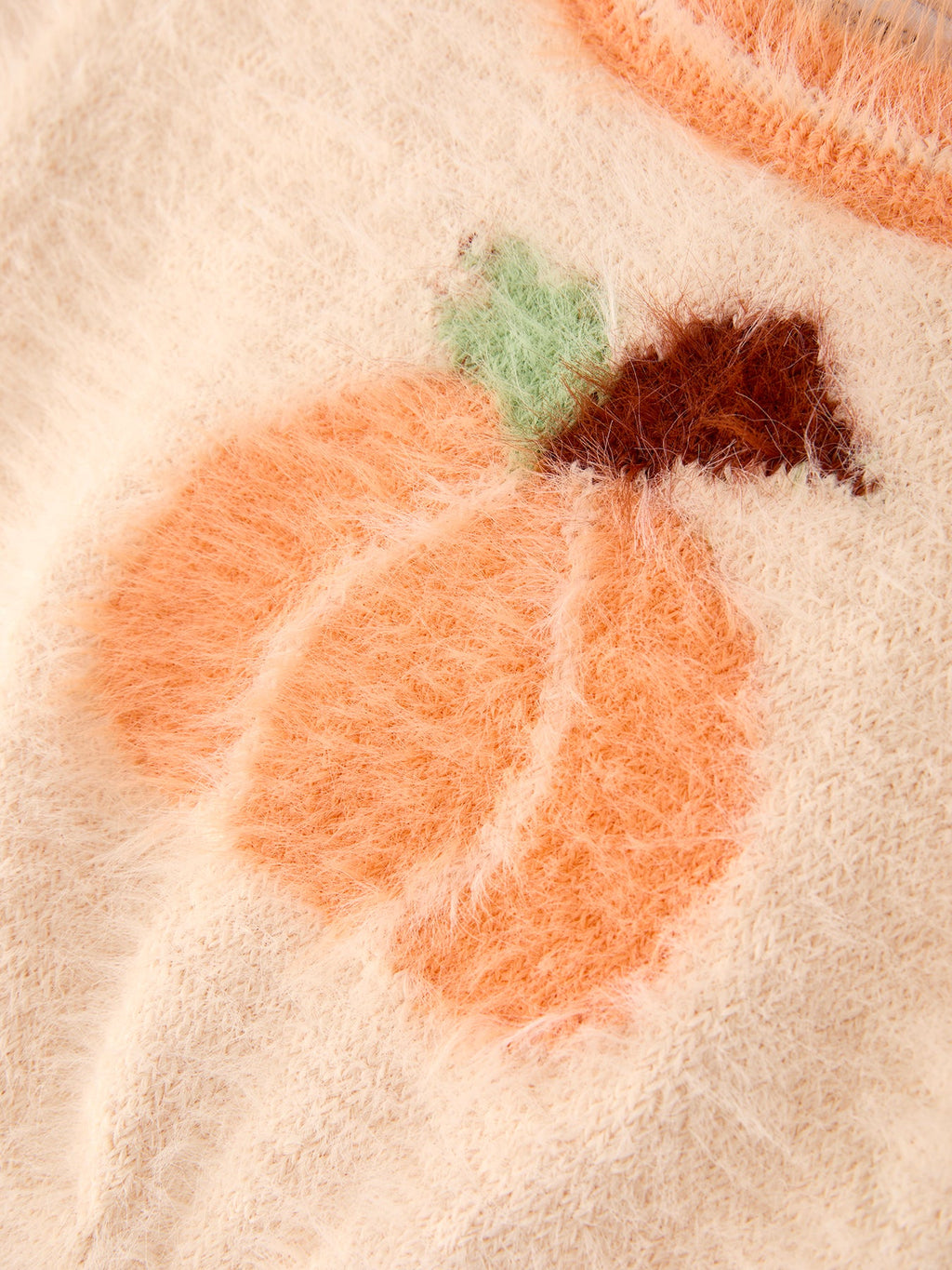 Halloween Orange Girls Pullover Sweater