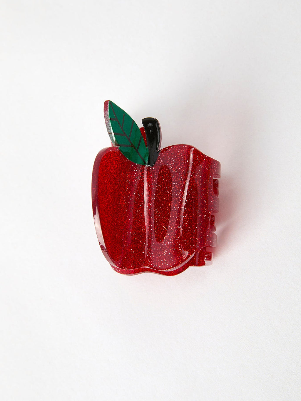 Back To School 1.3 Inch Apple Red Girls Grab Clip