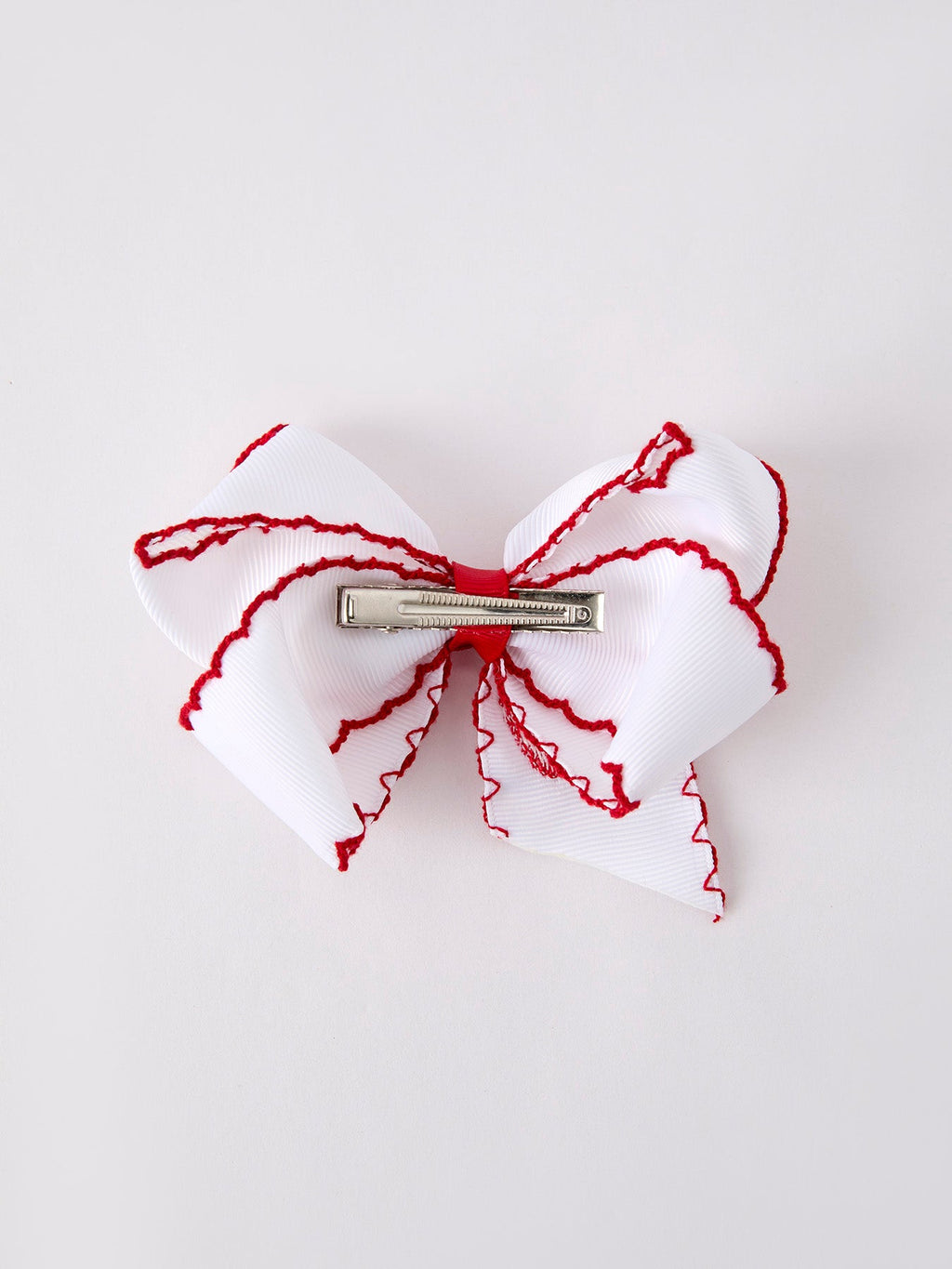 BACK TO SCHOOL Apple Bow Hairpin 4 Inch