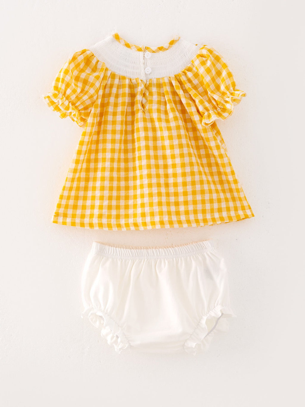Chicken Smocking Embroidered Girls Outfits