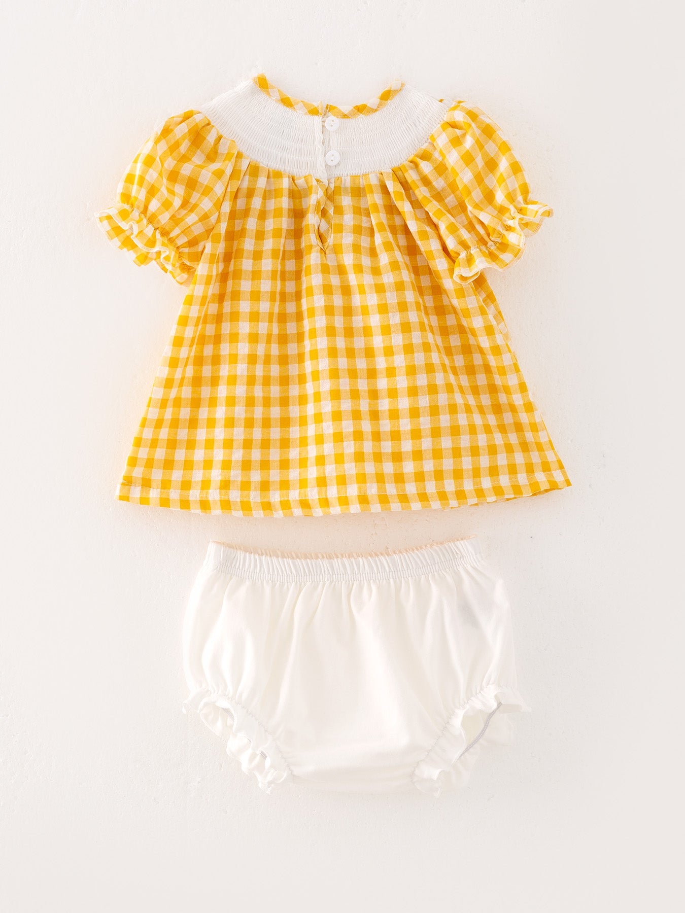 Chicken Smocking Embroidered Girls Outfits