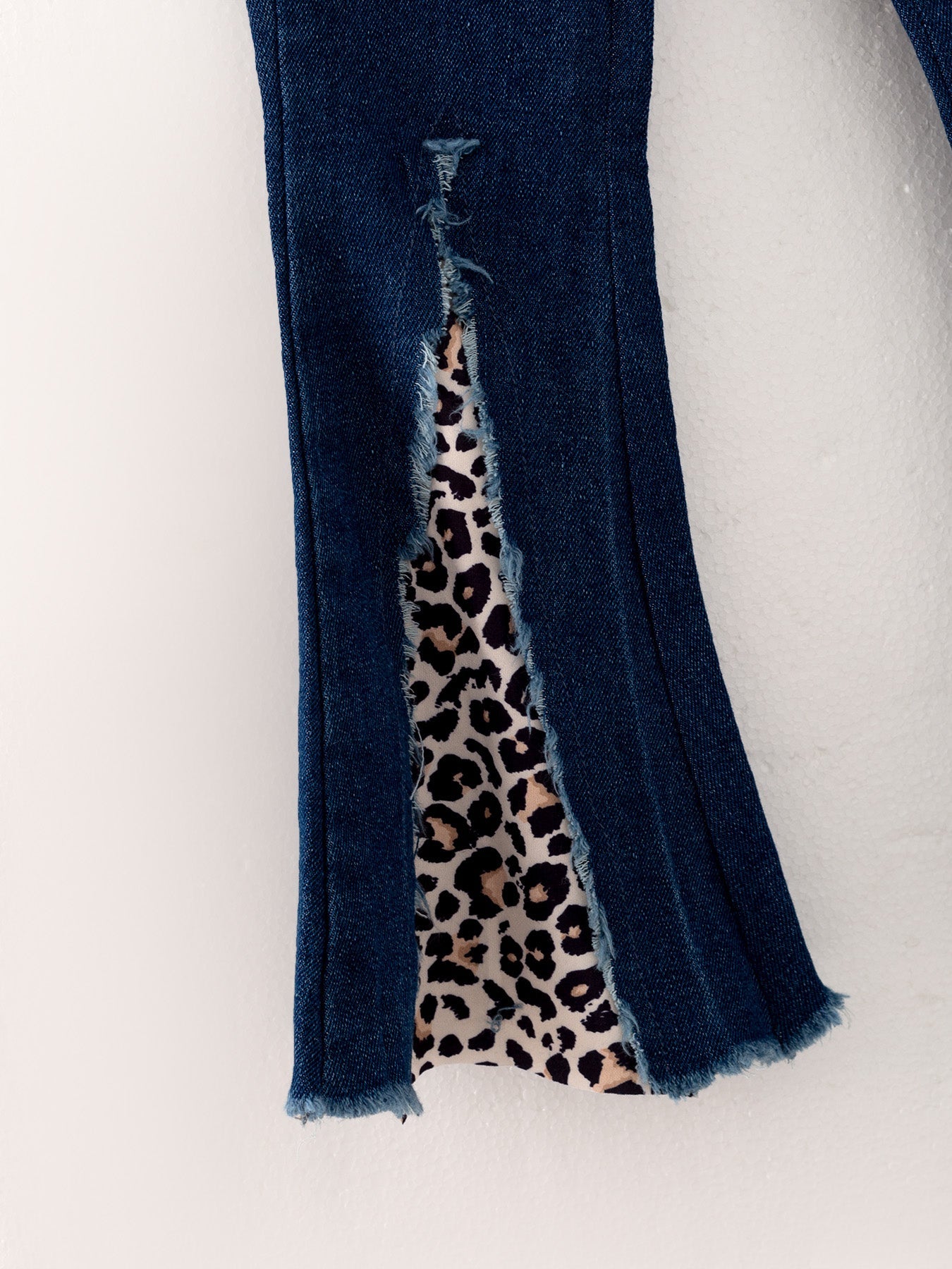 Girls Christmas Print Leopard Outfit Set